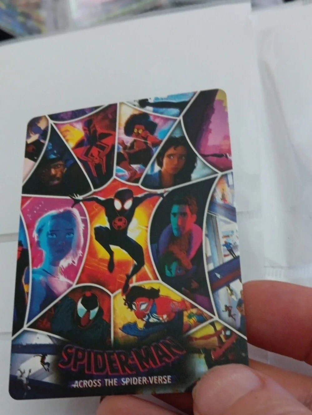 Marvel Ultimate Spider-Man Trading Card - Blue & Red